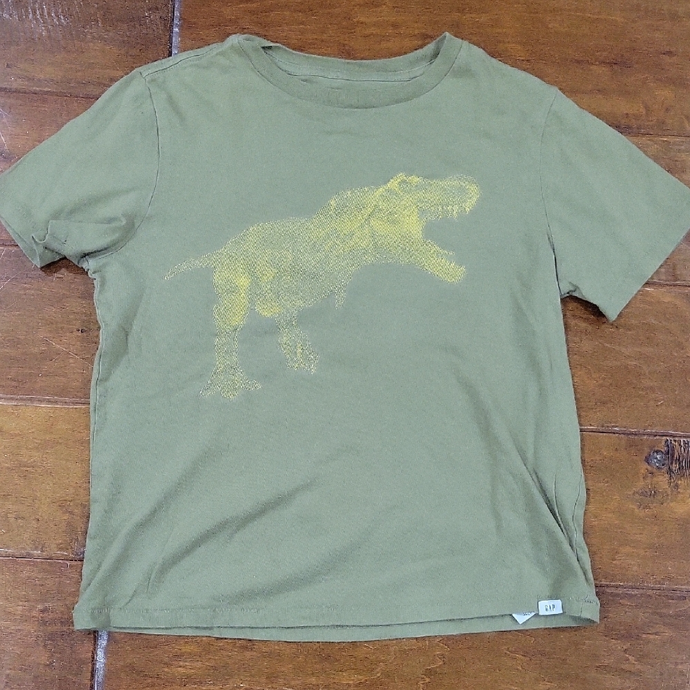 Kids Dinosaur Graphic T-Shirt - Green